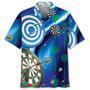 Funny Dart Skull Hawaiian Shirt for Men, Women, Dart Lovers, Summer Dart Shirt