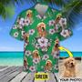 Funny Dog Custom Photo Hawaiian Shirt, Dog Hawaiian Shirt, Summer Shirt for Dog Lover