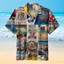 Funny Formula Color Hawaiian Shirt for Racer, Fire Hawaiian Shirt for Men