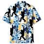 Funny Idaho Big Foot Hawaiian Shirt Flowers Aloha Hawaiian Shirt for Men, Women