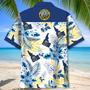 Funny Idaho Hawaiian Shirt Flowers Tropical Aloha Hawaiian Shirt for Men, Women