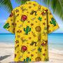 Funny Tacos Bigfoot Hawaiian Shirt For Men, Tacos Lovers Cool Shirt