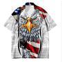 Funny Trump Riding Eagle Hawaii Shirt For Men 62486, Trump 2024 Summer Shirt For Republican Supporters