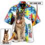 German Shepherd My Lovely Dog Custom Photo Personalized Hawaiian Shirt, Idea Gift for Dog Lover