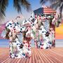 Goat Tropical Summer Hawaiian Shirt for Farmers, Men, Women