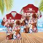 Highland Cattle Custom Name And Farm Name Hawaiian Shirt for Farmers