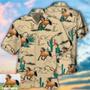 Horse Desert Custom Photo Hawaiian shirt, All Over Print Hawaiian Shirt, Horse Shirt