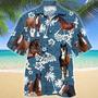 Horse Pineapple Pattern Hawaiian Shirt for Men, Horse Lovers