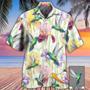 Hummingbird Flower Art Beautiful Custom Photo Hawaiian Shirt, Best Shirt for Summer