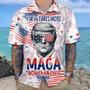 I'm 34 Times More MAGA Now Than Ever Trump Hawaiian Shirt, Trump 2024 Hawaii Shirt For Republican Supporters