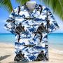 Judo Nature Blue Tropical Hawaiian Shirt for Men, Women, Judo Lovers Summer Beach Shirt