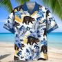 Louisiana State Bear Proud Hawaiian Shirt for Men, Women, Louisiana Flag Summer Beach Shirt