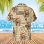 Newspaper With Hole Hawaiian Custom Image Dog Funny Summer Shirt Beach Hawaiian Shirt, Gift for Dog Lover