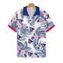 Ohio Proud Flag Floral Hawaiian Shirt for Men, Women, Tropical Aloha Ohio Hawaiian Shirt