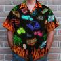 Personalized Biker Hawaiian Shirt Sons Of Arthritis Ibuprofen Chapter Led Pattern