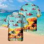 Personalized Dolphin Hawaiian Shirt for Men Dad Veteran, Patriot Day, Gift for Husband