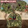 Personalized Name US Military Services Veteran Cap