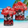 Personalized Ohio-State-Buckeyes Hawaiian Shirt, Custom Team Name Trending Summer Shirt Gift For Fans