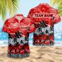 Personalized Ohio-State-Buckeyes Hawaiian Shirt, Custom Team Name Trending Summer Shirt Gift For Fans