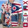 Personalized Trump States Flag Hawaiian Shirt for Men, Women, Trump Lovers Summer Beach Shirt