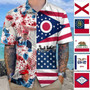Personalized Trump States Flag Hawaiian Shirt for Men, Women, Trump Lovers Summer Beach Shirt Personalized Trump States Flag Hawaiian Shirt for Men, Women, Trump Lovers Summer Beach Shirt