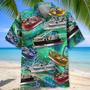 Pontoon Boat Tropical Aloha Hawaiian Shirt for Men, Women, Pontoon Summer Beach Shirt