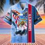 Premium American Pride US Veterans Hawaii Shirt With Pocket