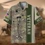 Premium Camo Soldiers Multiservice US Veteran Hawaii Shirt