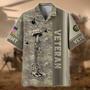 Premium Camo Soldiers Multiservice US Veteran Hawaii Shirt