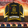Premium Personalised Multiple US Military Services Veteran Cap