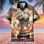 Premium US Veterans Hawaii Shirt, Gifts For Dad For Husband Veteran