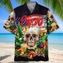 Psycho Skull Hawaiian Shirt for Men, Women, Skull Lovers Summer Shirt