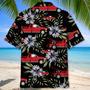 Retro Tow Truck Operator Car Hawaiian Shirt for Men, Tow Trunk Drivers Summer Tropical Beach Shirt