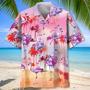 Summer Vacation Flamingo Hawaiian Shirt for Men, Women, Summer Beach Shirt for Him