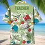 Teacher Tropical Hawaiian Shirt for Men, Women, Teacher Summer Beach Shirt