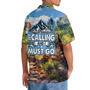 The Mountains Are Calling And I Must Go Hawaiian Shirt for Men, Women Who Loves Climbing