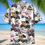 Tropical Sprint Car Racing Hawaiian Shirt, Aloha Car Racing Hawaiian Shirt