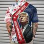 Trump 2024 Take America Back Hawaii Shirt 62484, Trump Tropical Flowers Hawaiian Shirt for Men