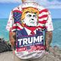 Trump The Patriot's Choice 2024 Hawaiian Shirt, Trump Hawaii Shirt Trump Fans