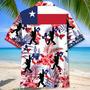 Vintage Texas The Lone Star State Hawaiian Shirt for Men, Cowboy, Cowgirl