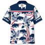 Wyoming Hawaiian Shirt Tropical Aloha Wyoming Bison Hawaiian Shirt for Men, Women