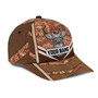 Personalized Brown Hunting Baseball Cap Hat For Men And Women Hunting Gift For Son Dad