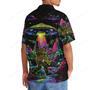 Alien Bigfoot Night Hawaiian Shirt