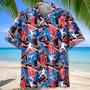 Ausie Football Rules Abstract Sporty Pattern Hawaiian Shirt