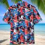 Ausie Football Rules Abstract Sporty Pattern Hawaiian Shirt