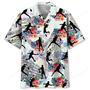 Badminton Tropical Flower Hawaiian Shirt