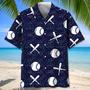 Baseball Color Hawaiian Shirt