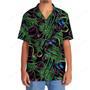 Baseball Neon Tropical Hawaiian Shirt