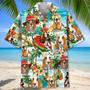 Basset Hound Beach Hawaiian Shirt