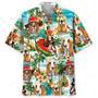 Basset Hound Beach Hawaiian Shirt